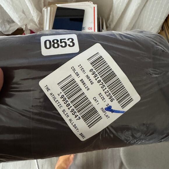 Madewell The Athletic Allday Slim Pant Mens 32x30 Dark Carob Stretch Tapered Leg - Picture 9 of 9